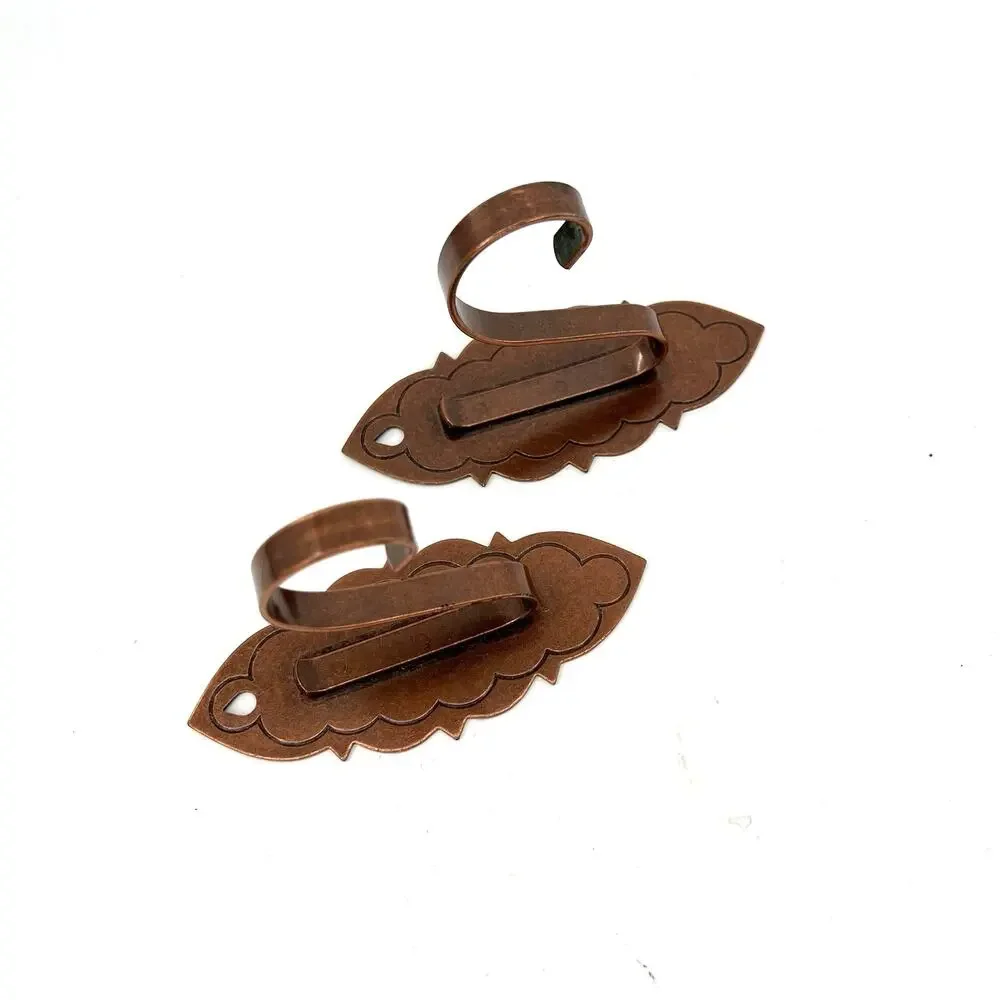 Made in Germany copper hocks or curtain brackets